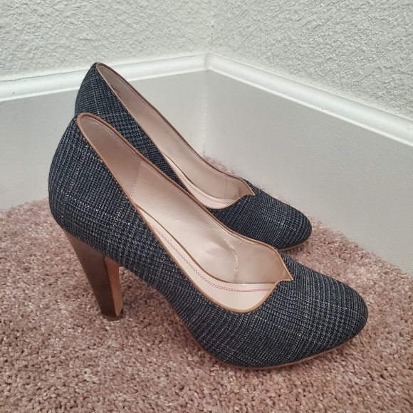 Plenty by Tracy Reese (Anthropologie) Rebecca Plaid Career Heels, Size 6.5 (37) - Picture 6 of 9